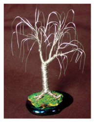 Wire Bonsai Mini Tree Sculpture<br>4