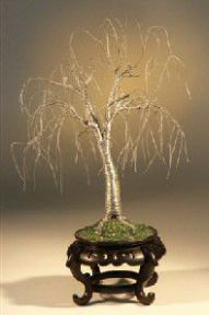 Silver Weeping Willow - Bonsai Tree Sculpture <br>11