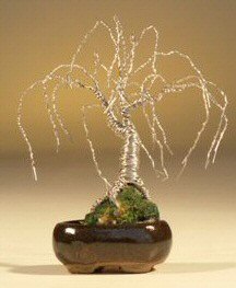 Silver Weeping Willow - Bonsai Tree Sculpture<br>4