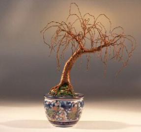 Weeping Willow<br>Bonsai Tree Sculpture<br>